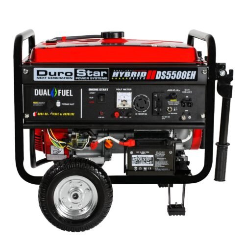 DuroStar DS5500EH 5500-Watt Electric Start Dual Fuel Hybrid Portable Generator