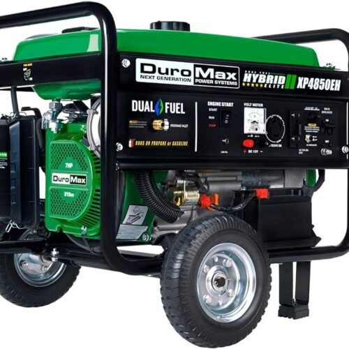 DuroMax XP4850EH 4,850-Watt Dual Fuel Hybrid Generator w-Electric Start